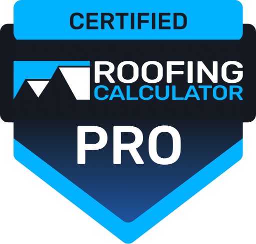 Certified Roofing Calculator Pro recognition for Covenant Roofing®