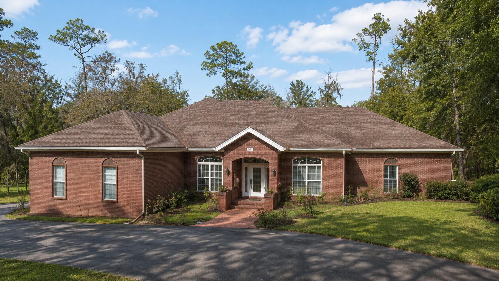Gainesville roofing project by Covenant Roofing® on a completed Alachua County home