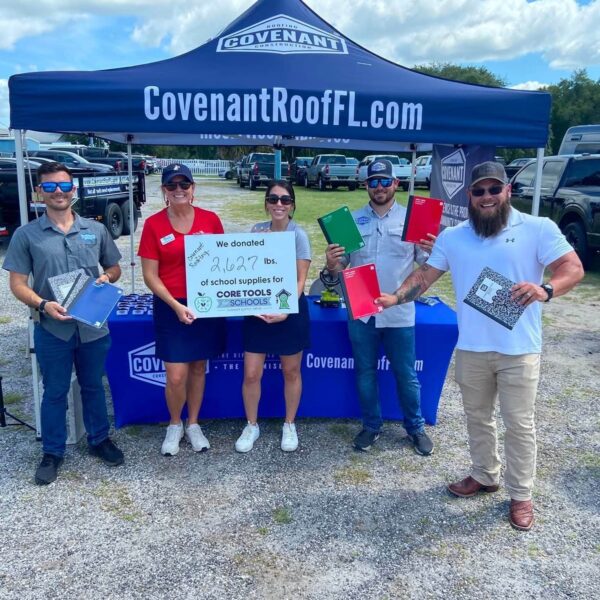 Covenant Roofing participates in the 2026 Lake County Education Foundation Core Tools for School Supply Drive