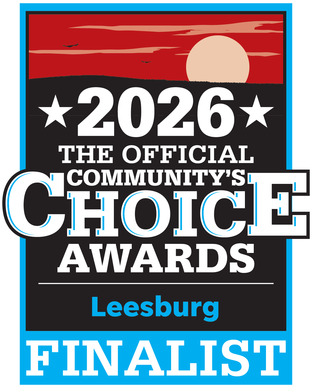 2026 Leesburg Community's Choice Awards Best Place to Work Finalist